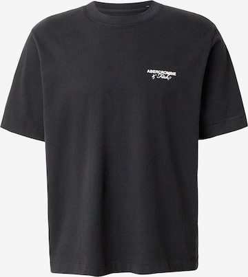 Abercrombie & Fitch Majica 'CITIES' | črna barva: sprednja stran