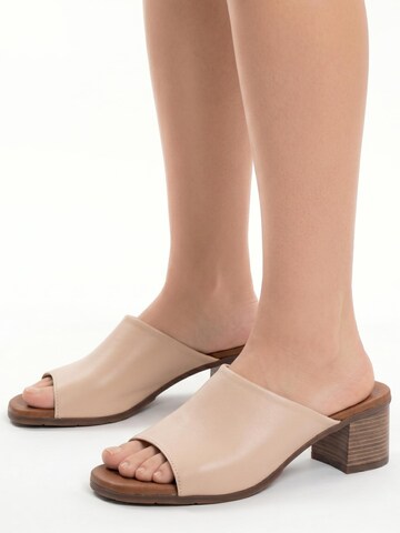 Maciejka Mules in Beige