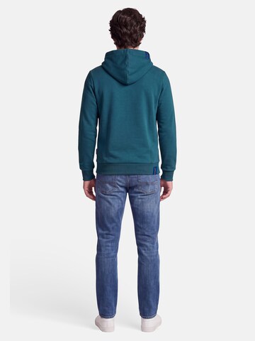 salzhaut Sweatshirt 'Heff - Moin' in Green: back