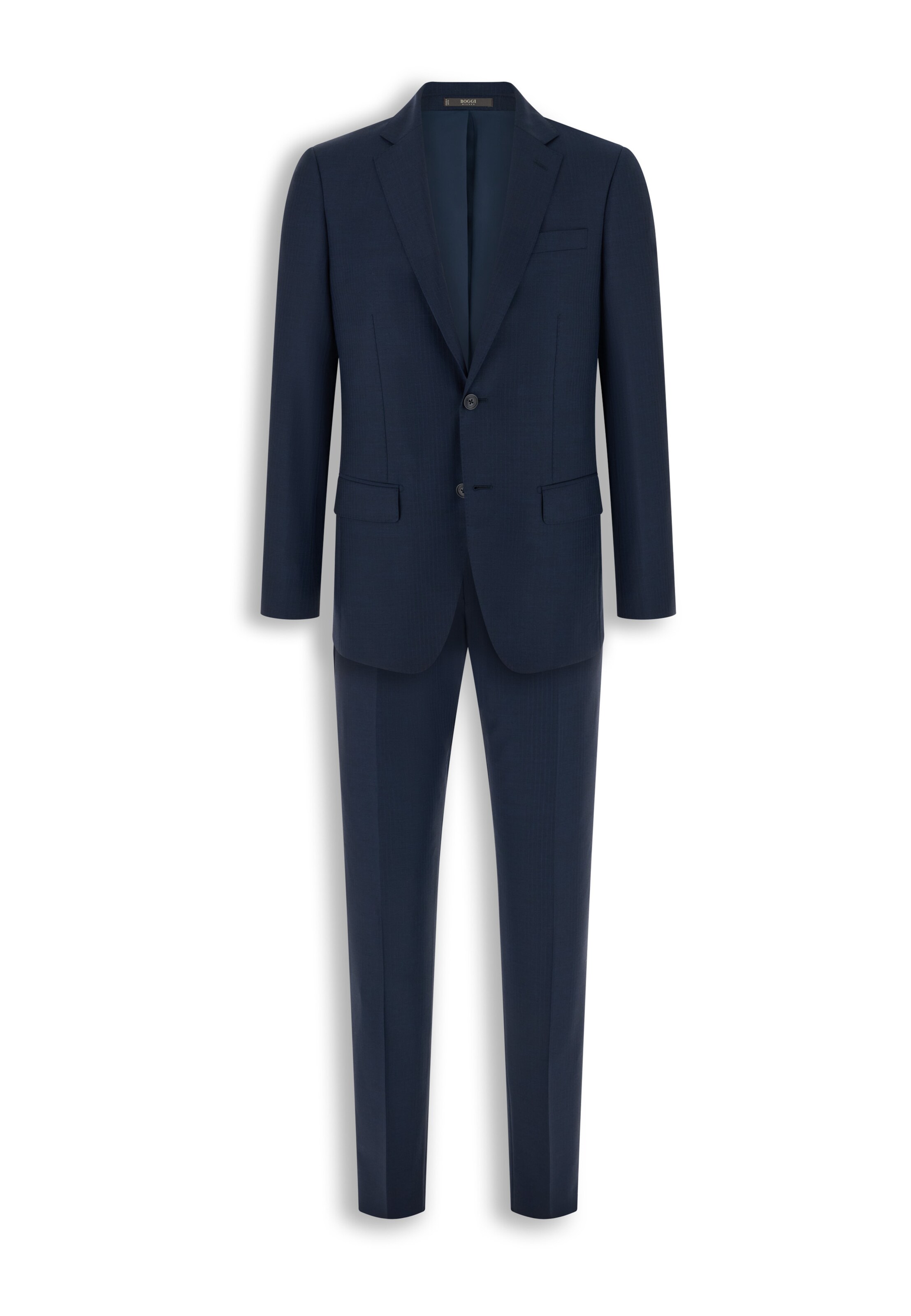 Coupe slim Costume Boggi Milano en bleu : devant