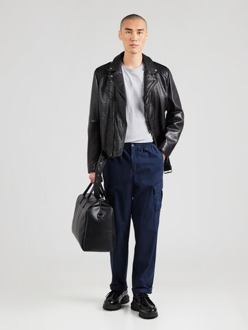 Lyle & Scott Loosefit Cargo nadrágok - kék