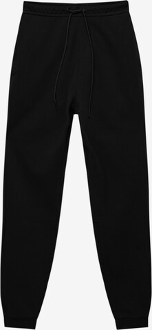 Effilé Pantalon Pull&Bear en noir : devant