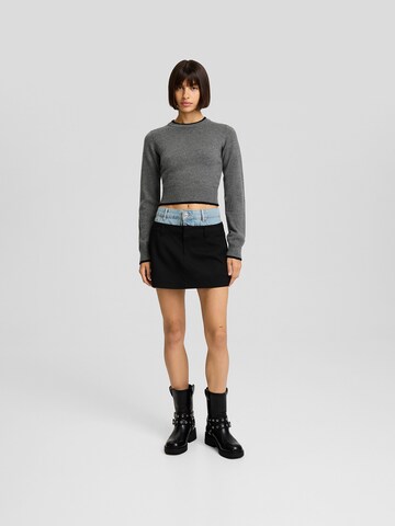 Pull-over Bershka en gris