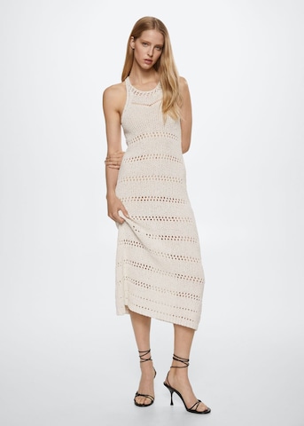 MANGO Kleid 'Egipto' in Beige: predná strana