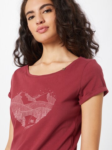 T-shirt 'FLORAH' Ragwear en rouge