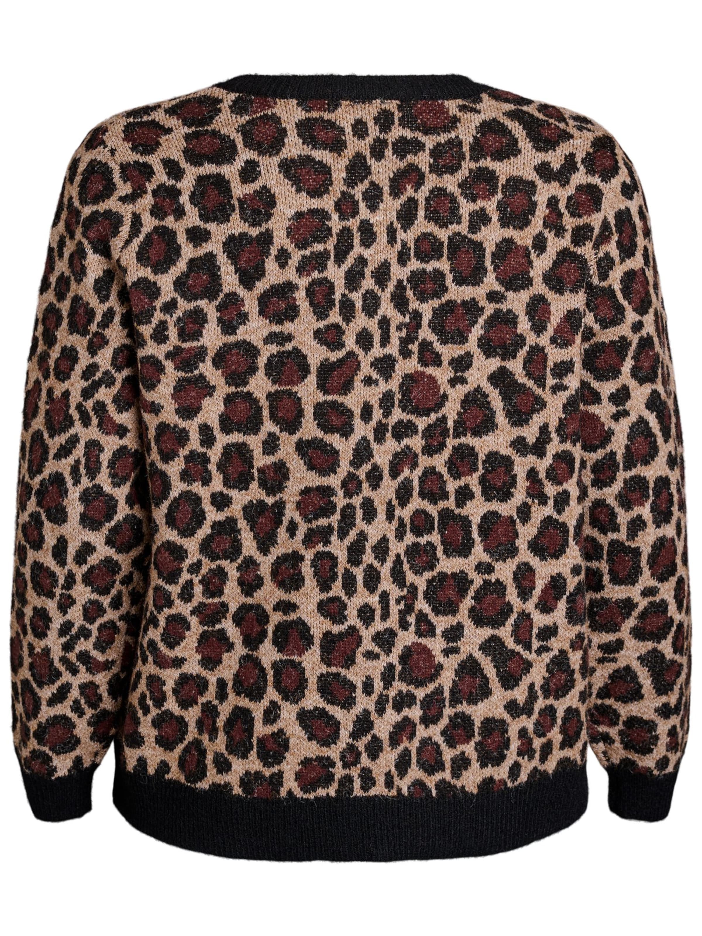 Zizzi - Cárdigan 'Leonora' en marrón