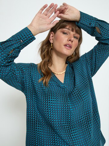 Peppercorn Blouse 'Palmer' in Blauw