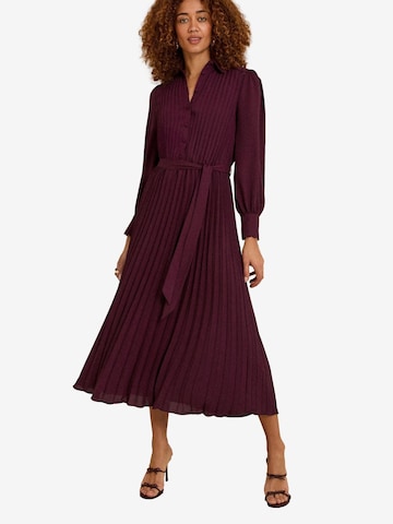 Robe-chemise love & roses en rouge : devant