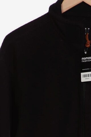 JACK WOLFSKIN Sweatshirt & Zip-Up Hoodie in M in Black