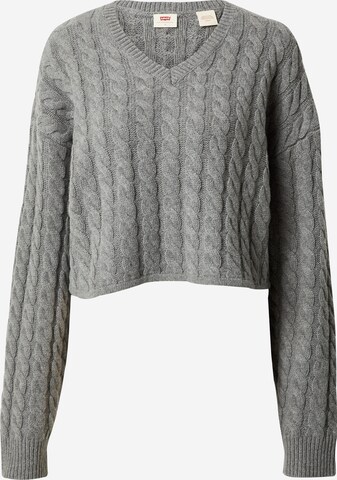 LEVI'S ® Pullover 'Rae Cropped Sweater' in Grau: predná strana