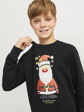 Jack & Jones Junior Sweatshirt 'JJX-Mas' in Schwarz