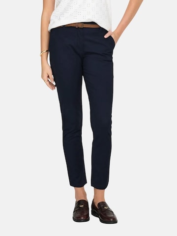 JDY Regular Broek in Blauw: voorkant