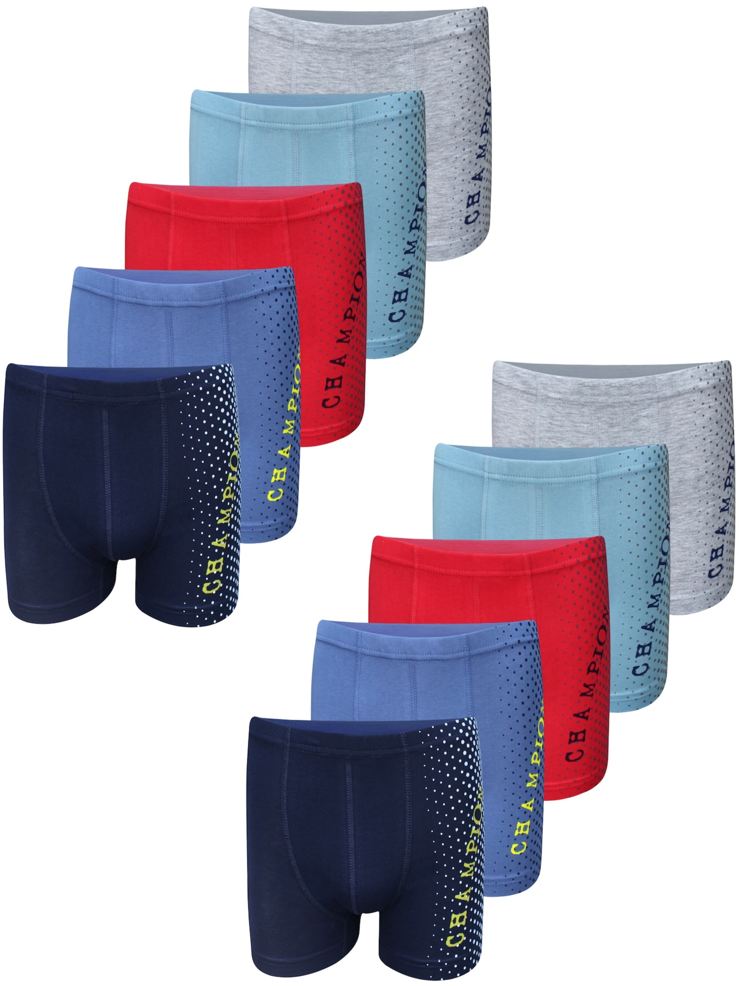 LOREZA Onderbroek 'Jungen Boxershorts Antonio' in Gemengde kleuren: voorkant