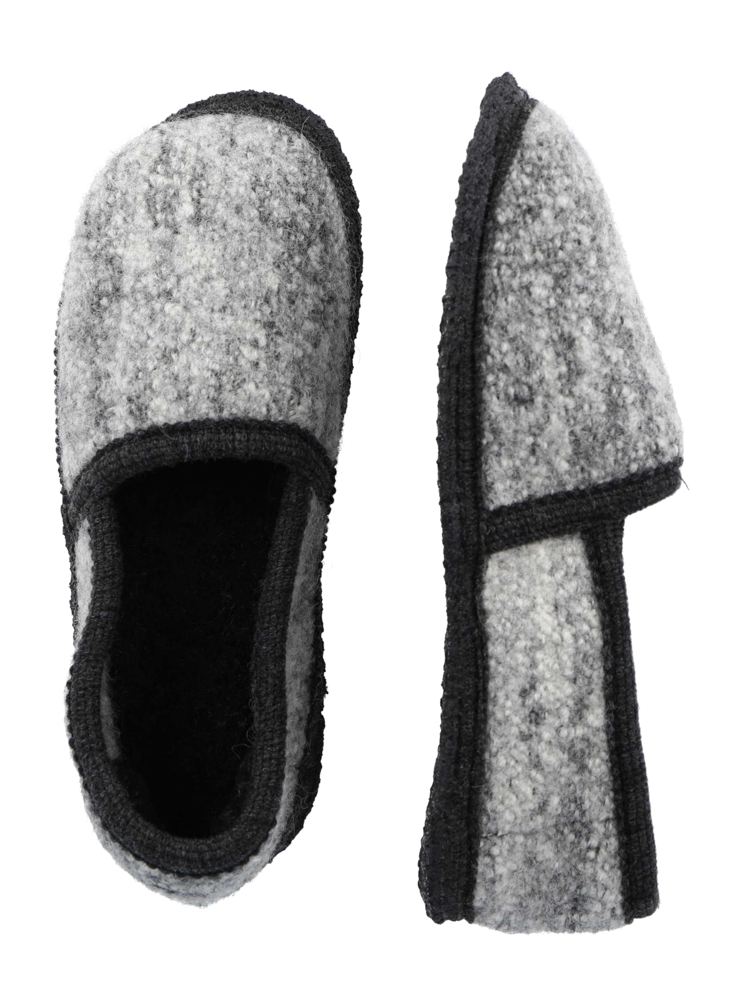 BECK Pantofle 'Toni' – šedá