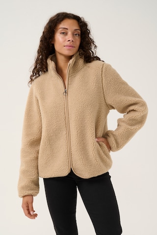 Love Copenhagen Fleece jas 'Vigga ' in Beige: voorkant