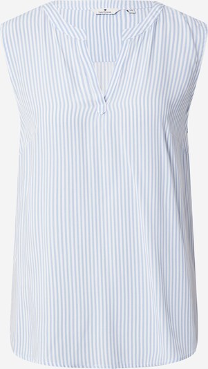 TOM TAILOR Chemisier en bleu clair / blanc, Vue avec produit