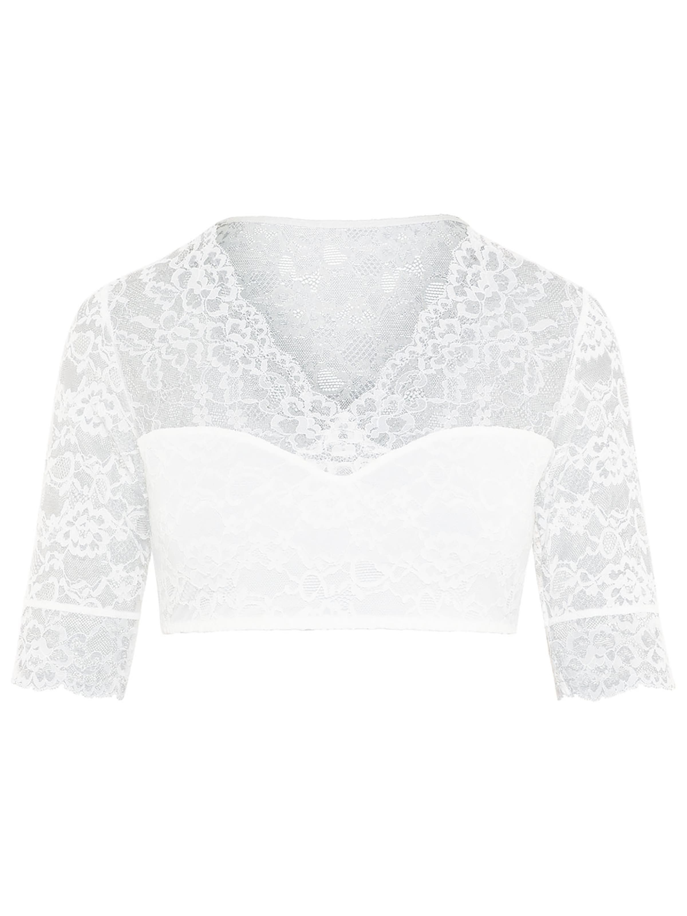 SUSA Trachtenbluse 'Wiesn-Zauber'‌‌‌‌‌ in Beige: Vorderseite