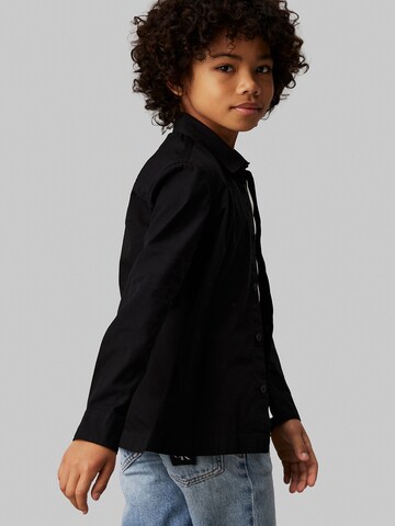 Calvin Klein Jeans Regular fit Button Up Shirt in Black