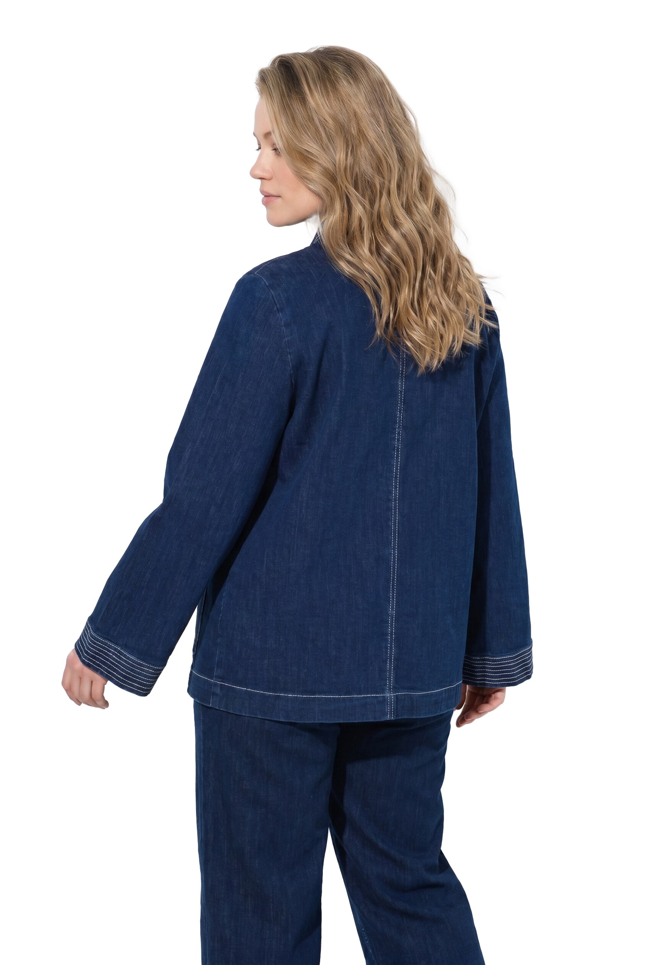 Ulla Popken Jacke in Blau
