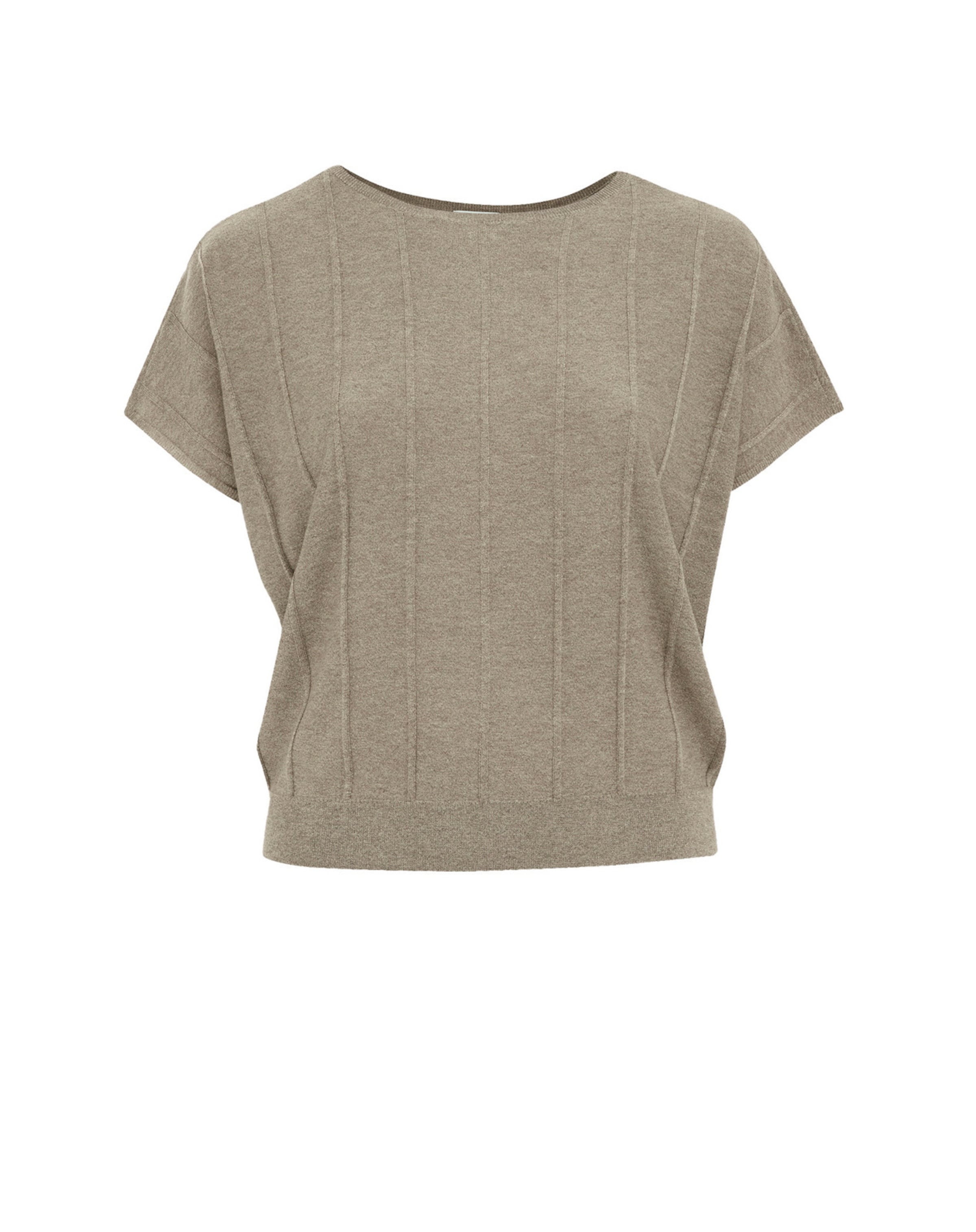 WE Fashion Свитер в Бежевый: спереди