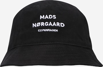 MADS NORGAARD COPENHAGEN Kapa 'Shadow' | črna barva