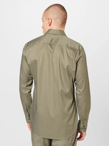 ETERNA Regular fit Button Up Shirt in Green