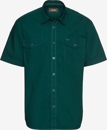 Man's World Regular Fit Hemd in Grün: Vorderseite