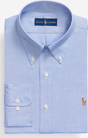 Polo Ralph Lauren Businesspaita värissä vaaleansininen / okra, Tuotenäkymä