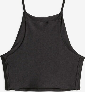 Sport top 'Shiny' de la PUMA pe negru