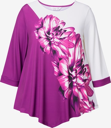T-shirt MIAMODA en violet : devant