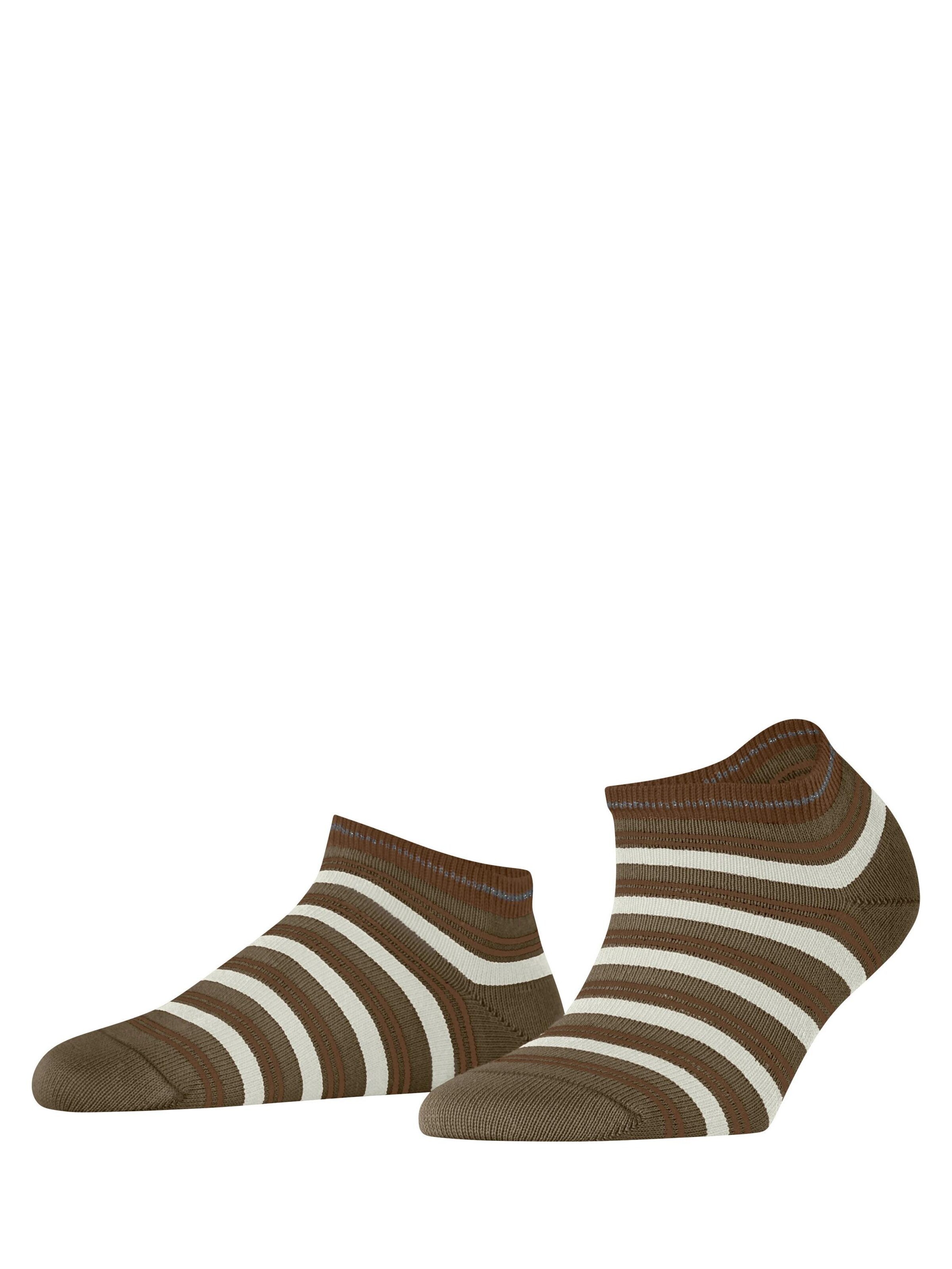 FALKE Füßlinge 'Smart Stripe'‌‌‌‌‌‌‌‌ in Beige: Vorderseite