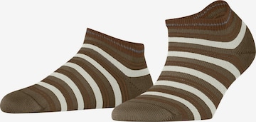FALKE Füßlinge 'Smart Stripe' in Beige: Vorderseite