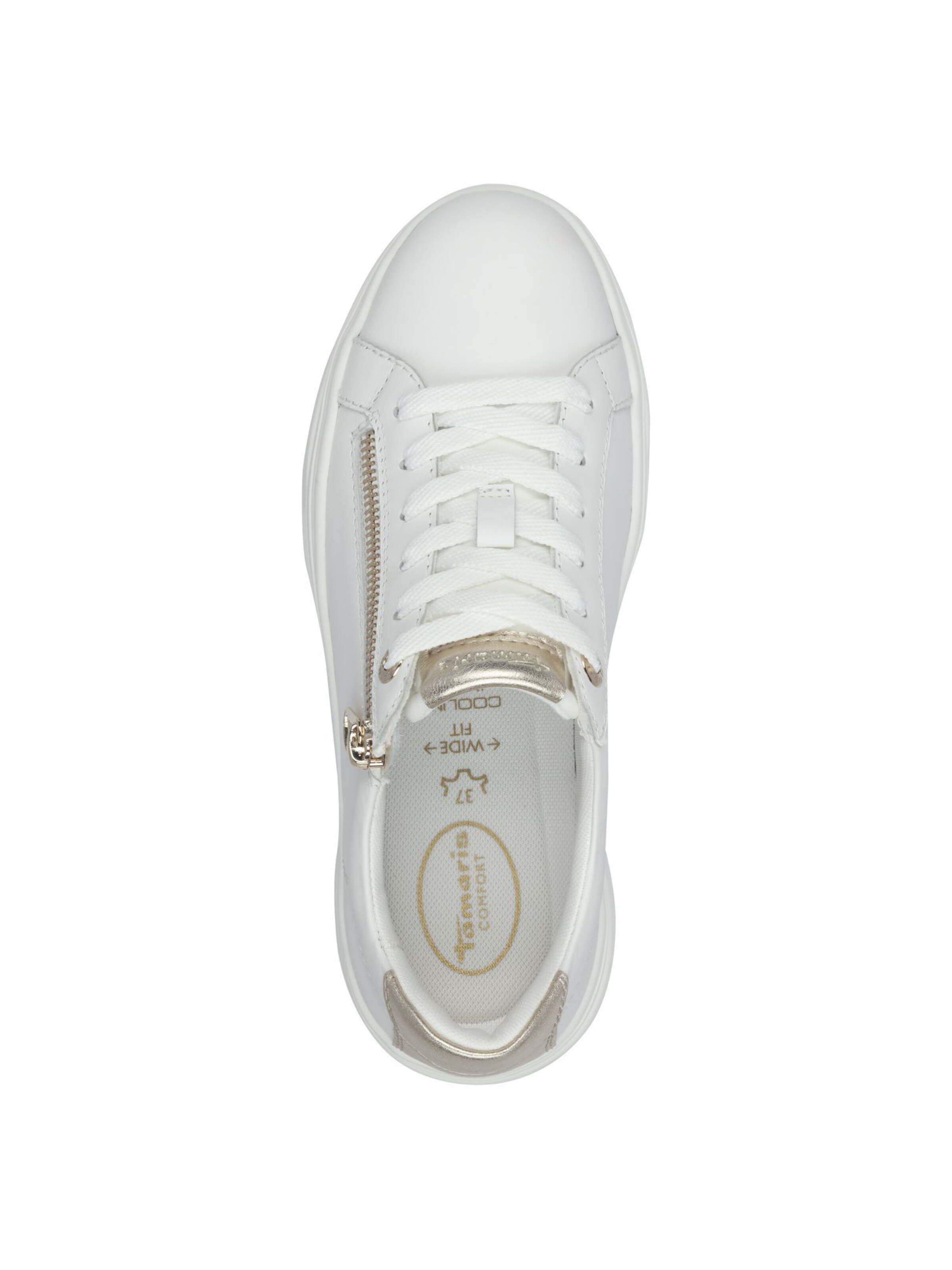 Tamaris Platform trainers in White
