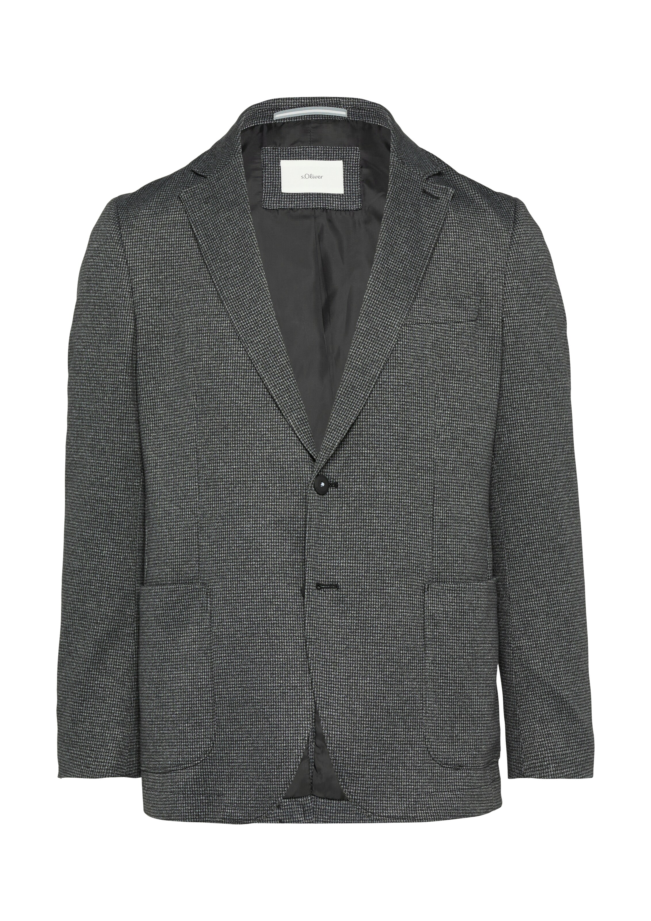 Coupe regular Veste de costume s.Oliver en gris : devant