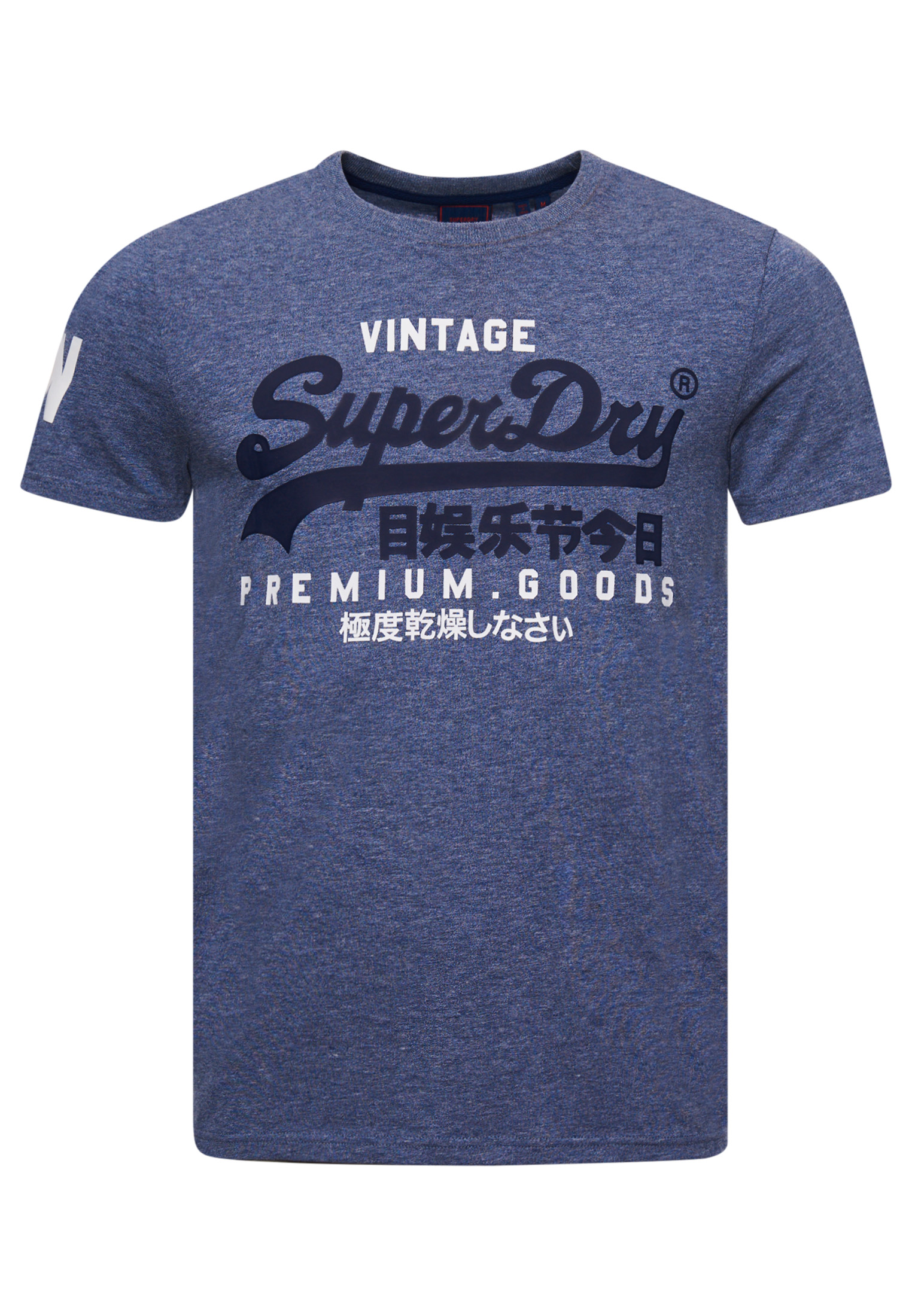 0S6Qw Abbigliamento Superdry Maglietta in Blu Sfumato, Blu Scuro 