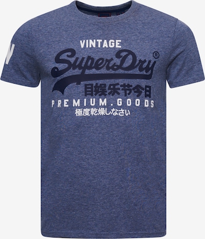 Superdry Shirt in de kleur Navy / Blauw gemêleerd / Wit, Productweergave