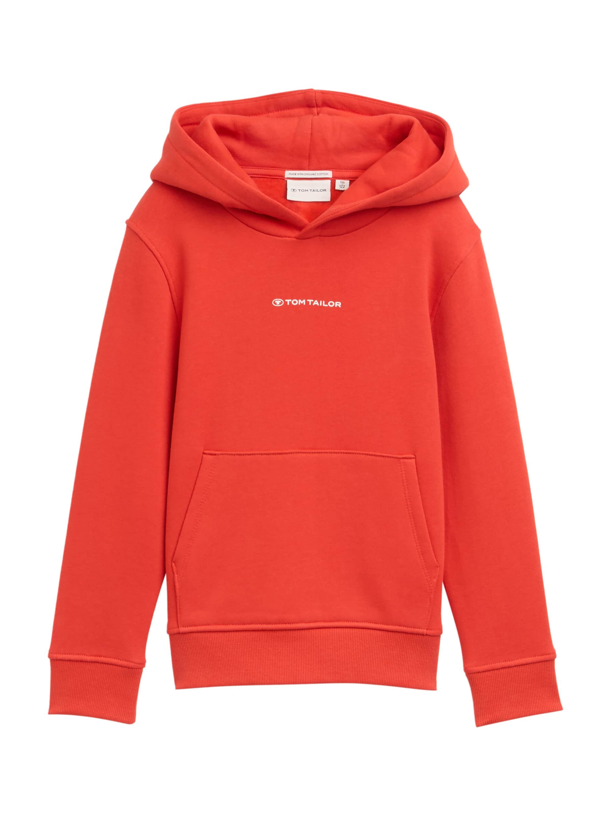 TOM TAILOR Sweatshirt in Red: front