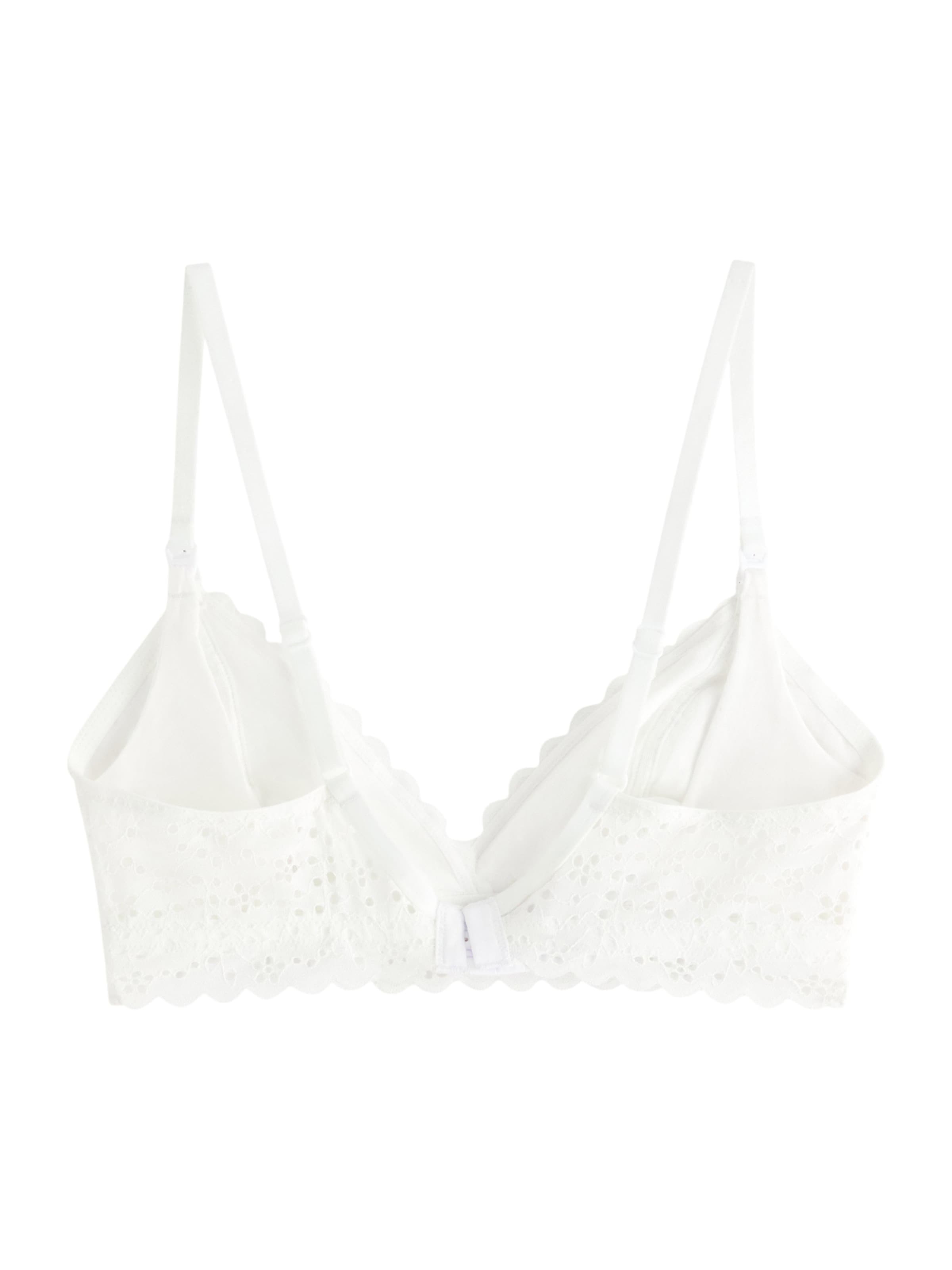 Lindex Maternity Triangle Bra in White