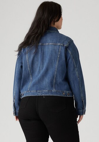 Levi's® Plus - Casaco meia-estação 'Original Trucker ' em azul