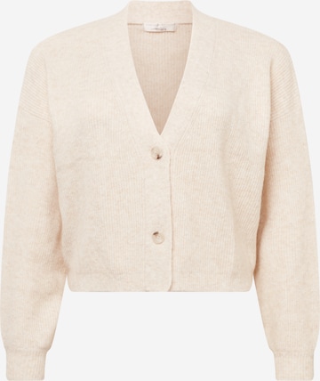 Guido Maria Kretschmer Curvy Knit Cardigan 'Nathalie' in Beige: front