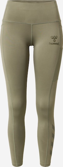 Hummel Sporthose in grün / schwarz, Produktansicht