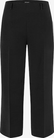 MORE & MORE Wide leg Pleated Pants in Black: front