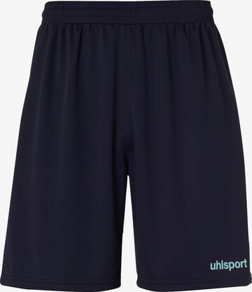 UHLSPORT Regular Workout Pants 'Essential' in Blue: front