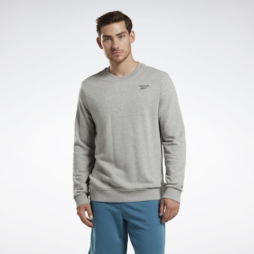 pelēks Reebok Sportiska tipa džemperis: no priekšpuses