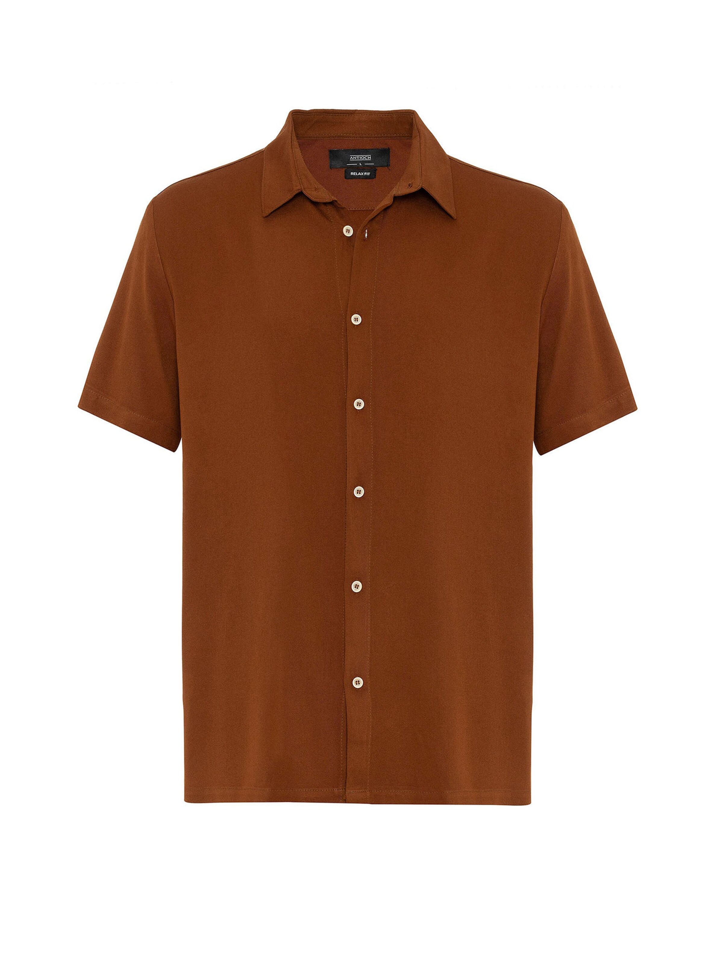 Antioch Tavaline suurus Triiksärk, värv pruun: eest vaates