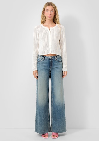 Wide Leg Jean ' CATIE ' QS en bleu : devant