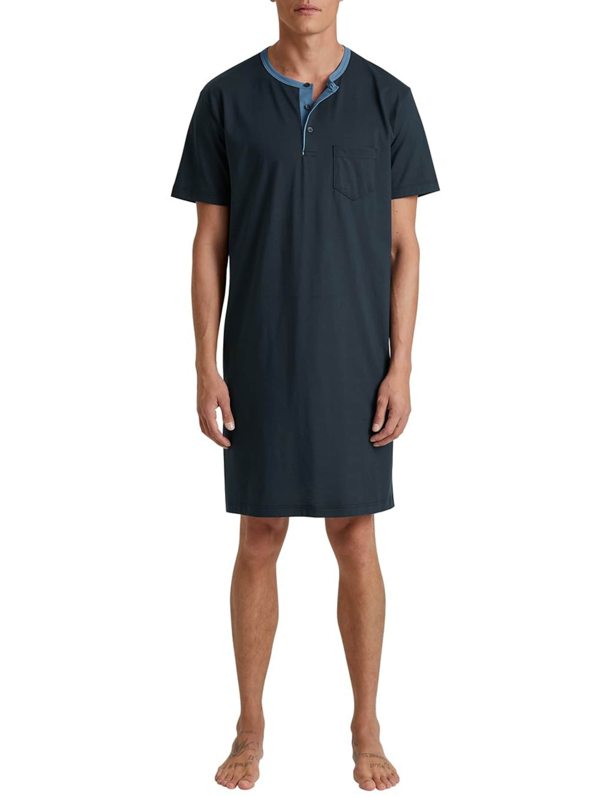 CALIDA Pajamas long in Blue: front