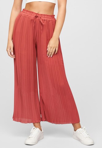 Wide Leg Pantalon Cloud5ive en marron : devant