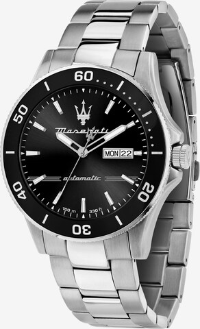 Maserati Analog Watch 'Competizione' in Silver: front