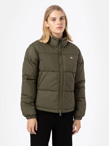 DICKIES Winterjacke 'ALATNA' in Grün: predná strana